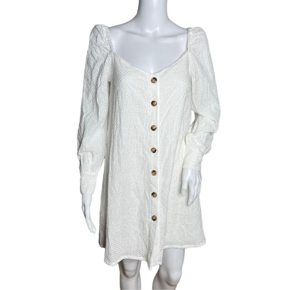 FRNCH Women's White Dress